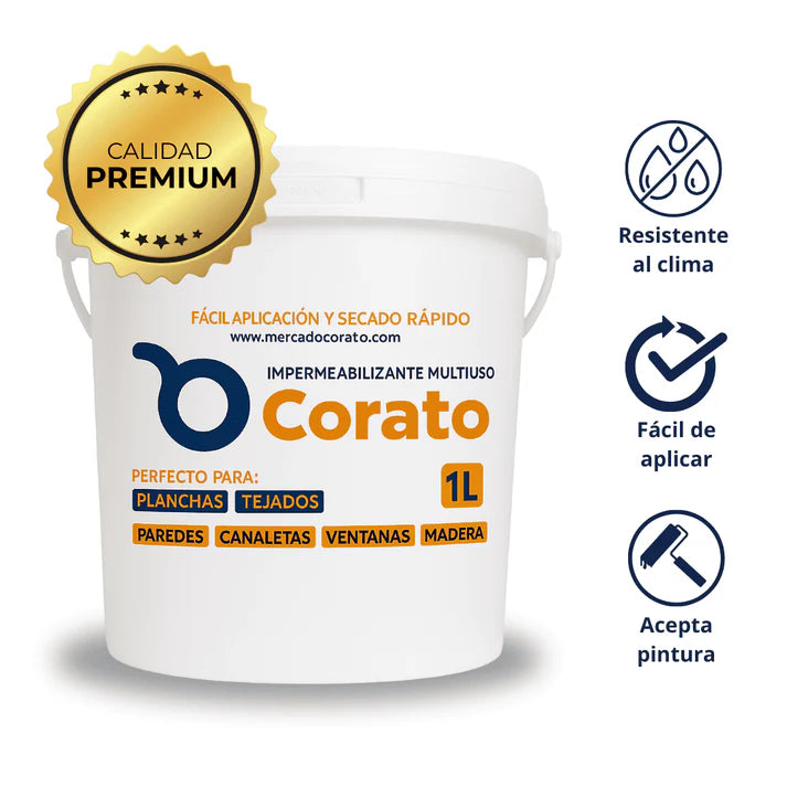 COMPRA 1 y LLEVA 2 Impermeabilizantes Multiuso Corato