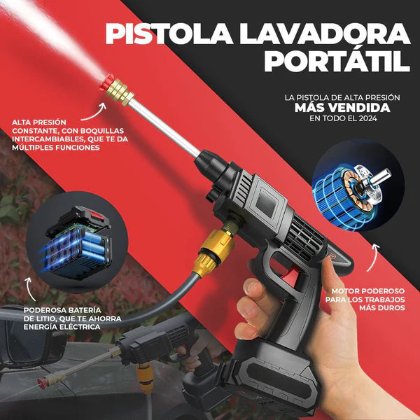 Pistola Lavadora Portátil (Super Potente)